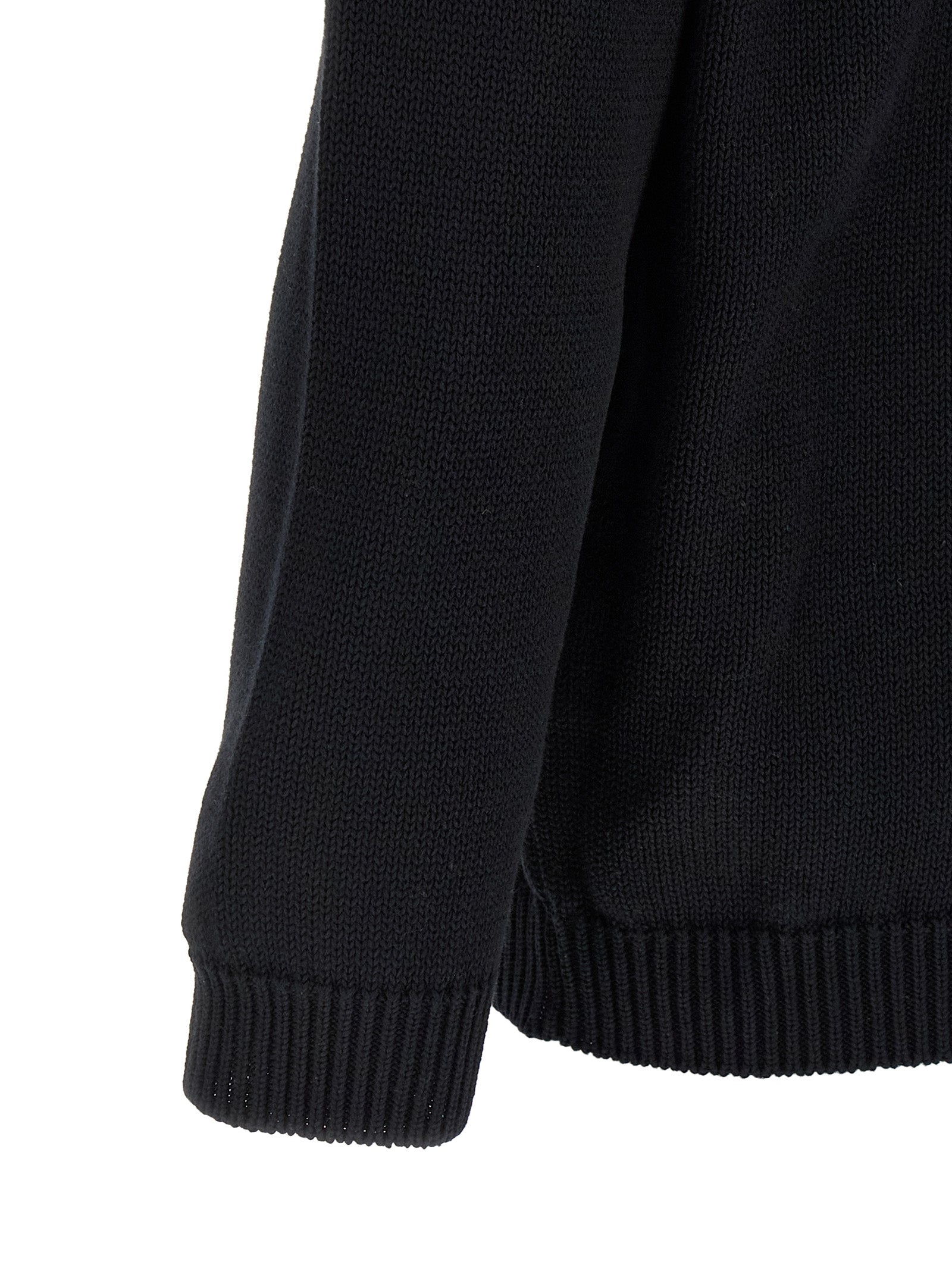 Off-White Bicolor Cotton Cardigan