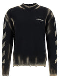 Off-White Black Cotton Cardigan
