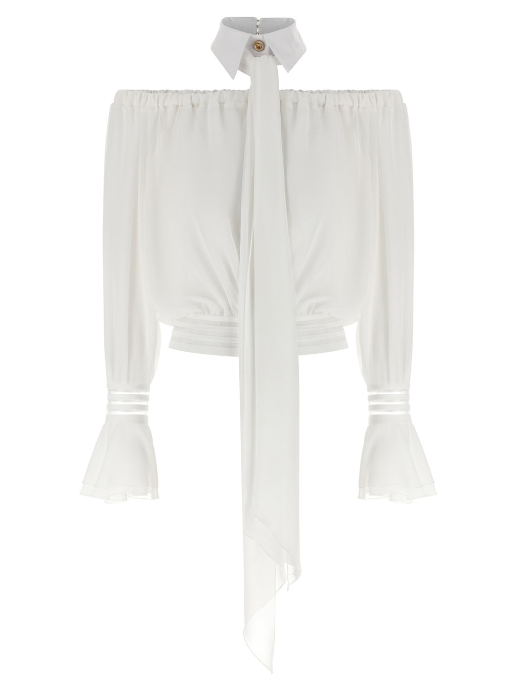 Elisabetta Franchi White Polyester Blouse