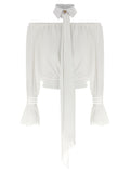 Elisabetta Franchi White Polyester Blouse