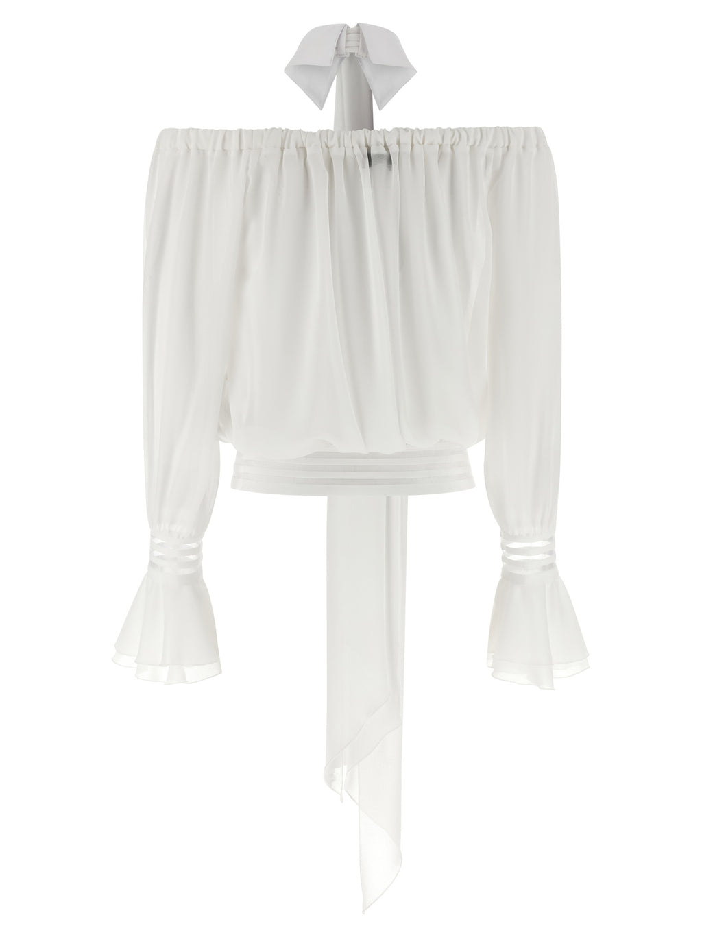 Elisabetta Franchi White Polyester Blouse