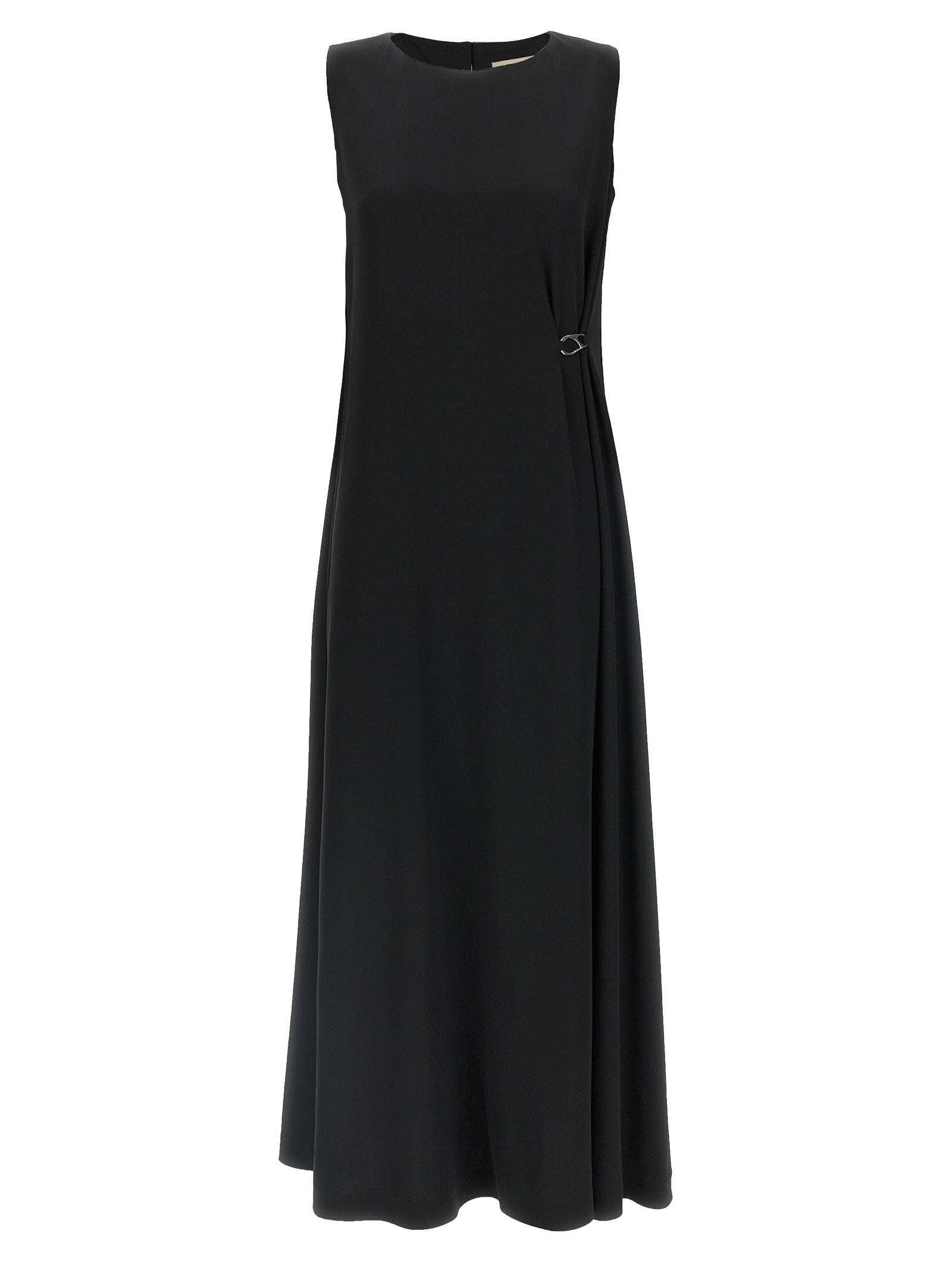 Herno Black Polyester Long Dress
