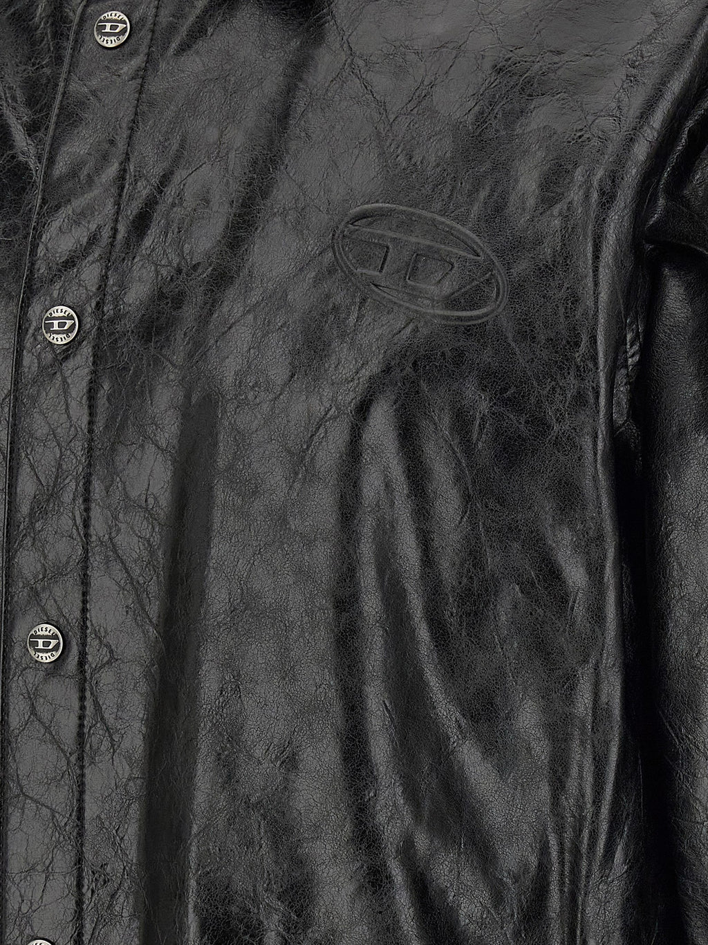 Diesel Black Viscose Blouse