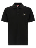 Kenzo Black Cotton Polo Shirt