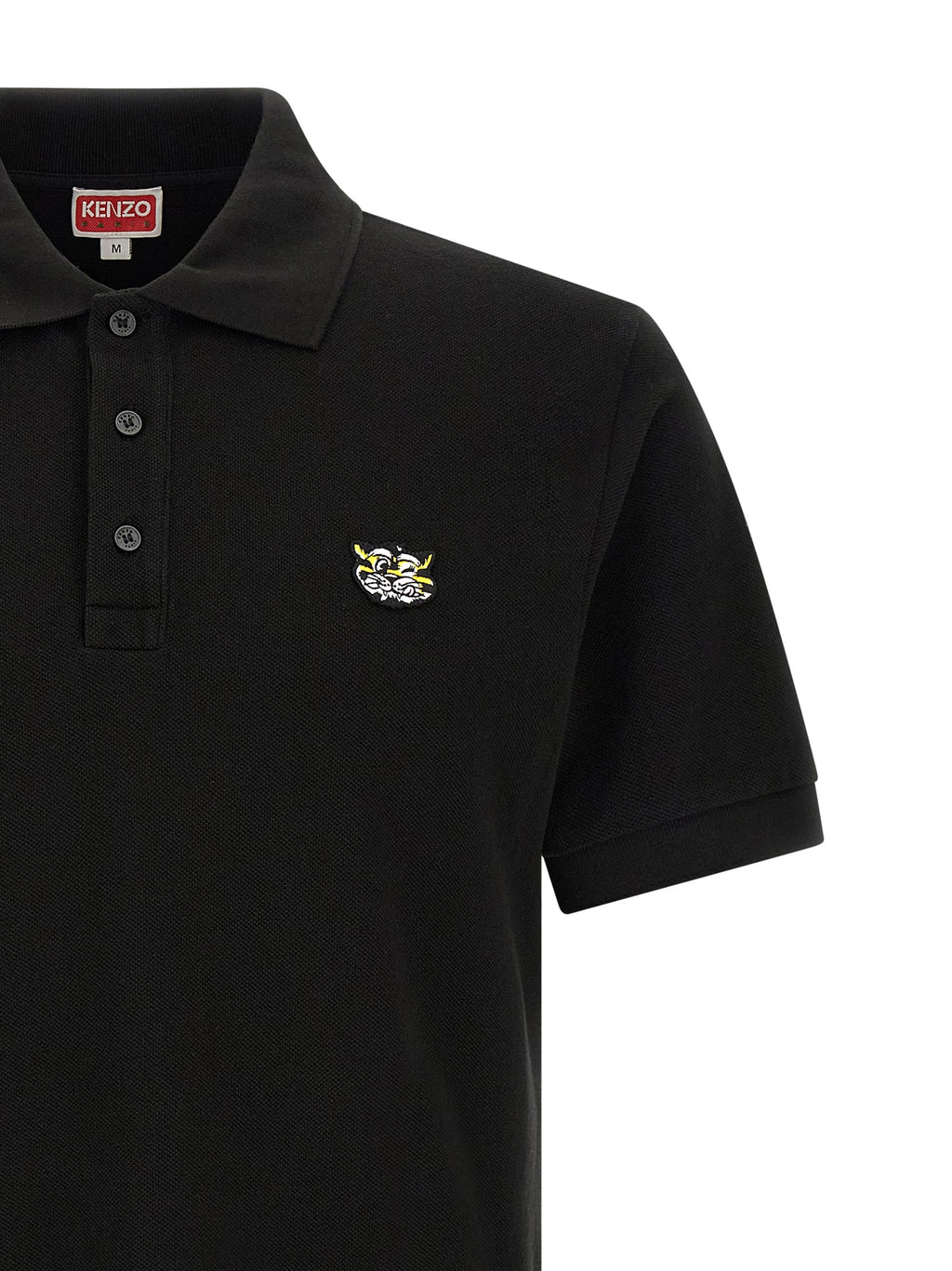 Kenzo Black Cotton Polo Shirt