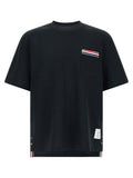Thom Browne Blue Cotton T-Shirt