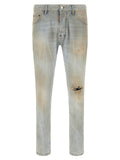 Dsquared² Blue Cotton Jeans Denim