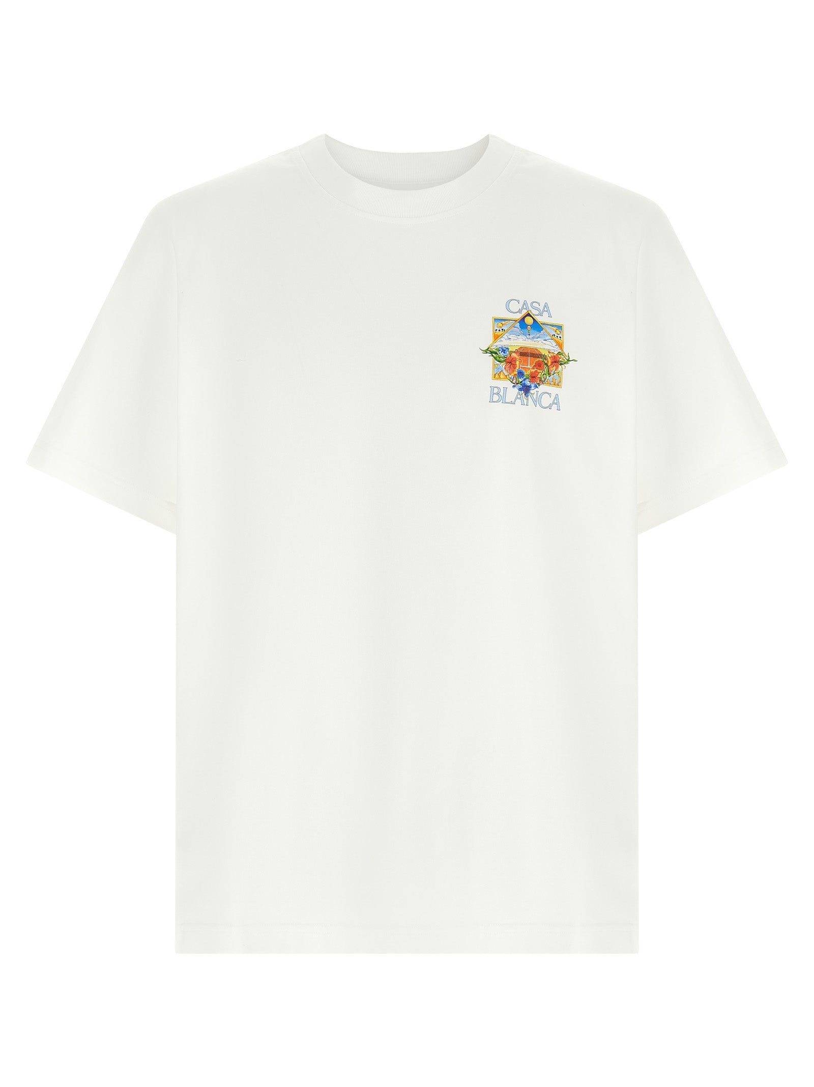 Casablanca White Organic Cotton T-Shirt