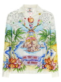 Casablanca Multicolor Silk Blouse
