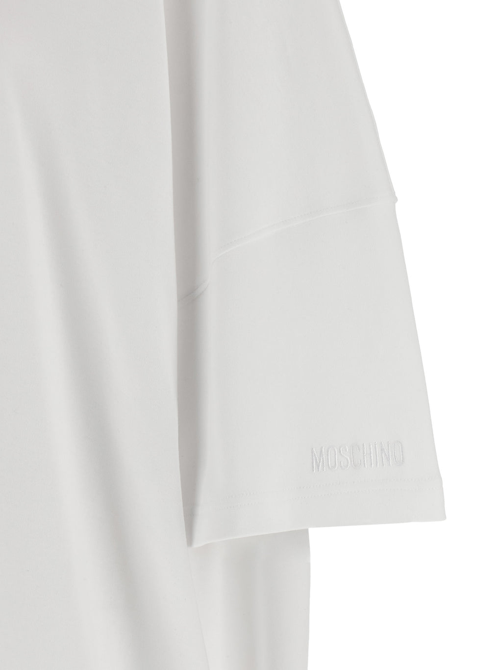Moschino White Cotton Short Dress