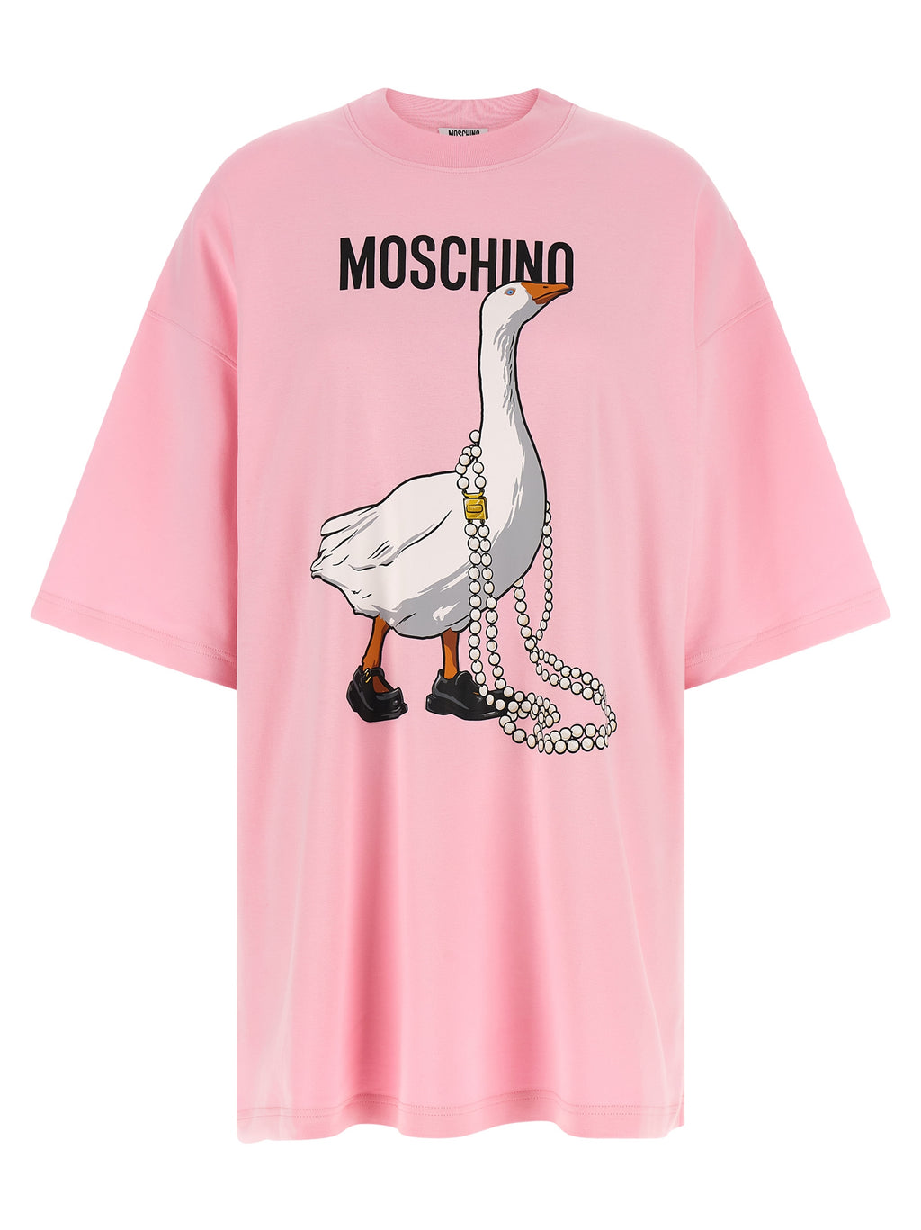 Moschino Multicolor Cotton Short Dress