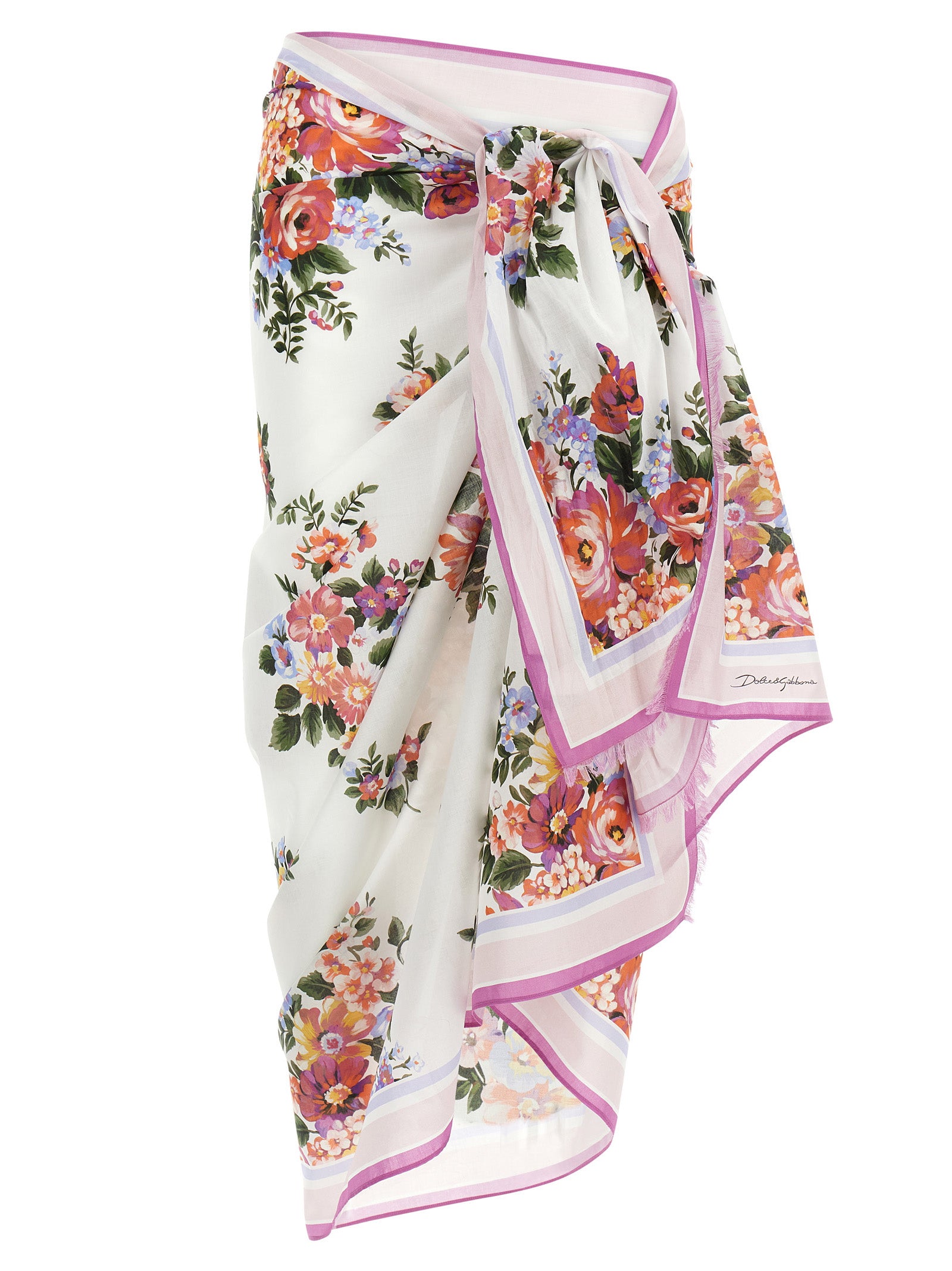 Dolce & Gabbana Multicolor Cotton Skirt