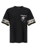 Dolce & Gabbana Black Cotton Long Sleeve T-Shirt