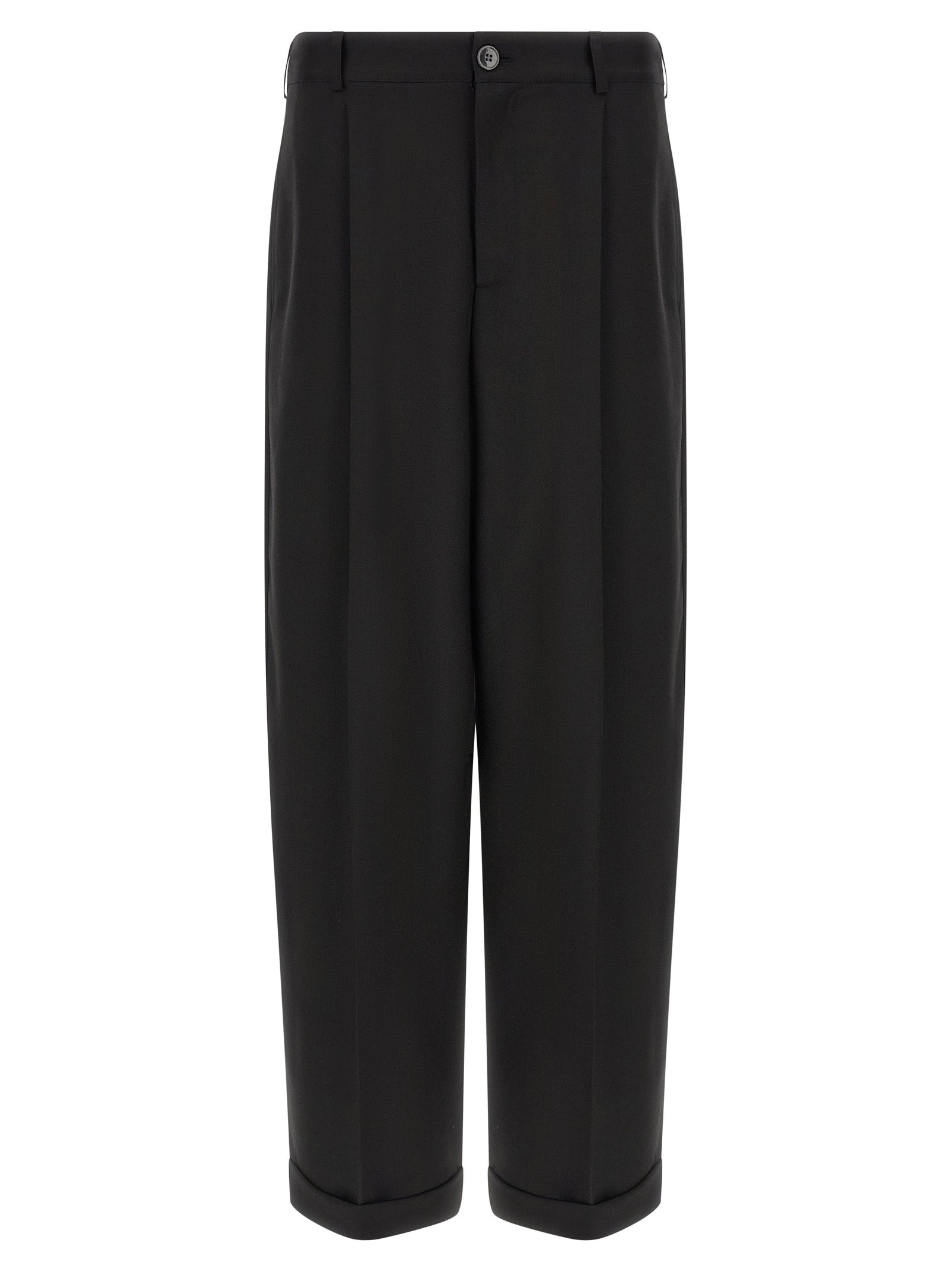 Marni Black Virgin Wool Casual Pants