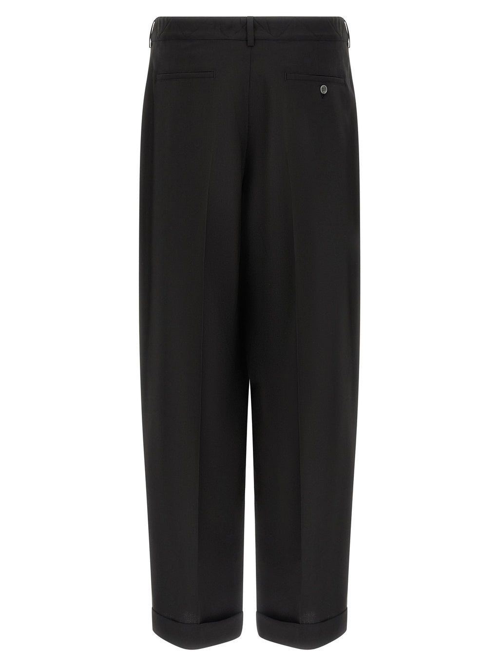 Marni Black Virgin Wool Casual Pants