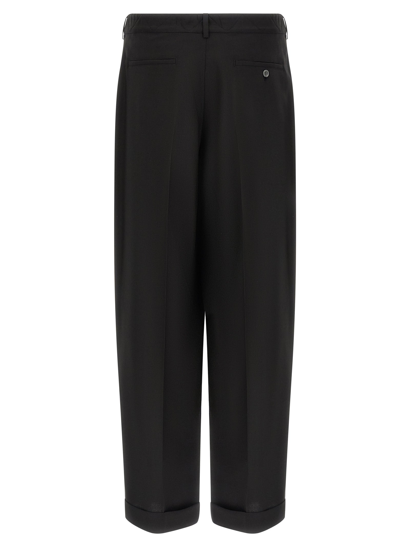 Marni Black Virgin Wool Casual Pants