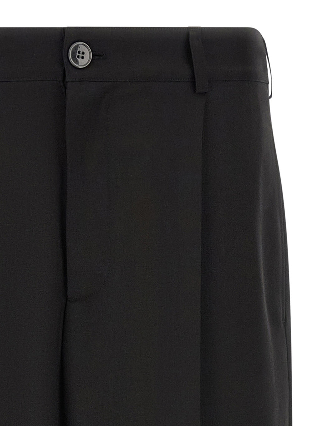 Marni Black Virgin Wool Casual Pants