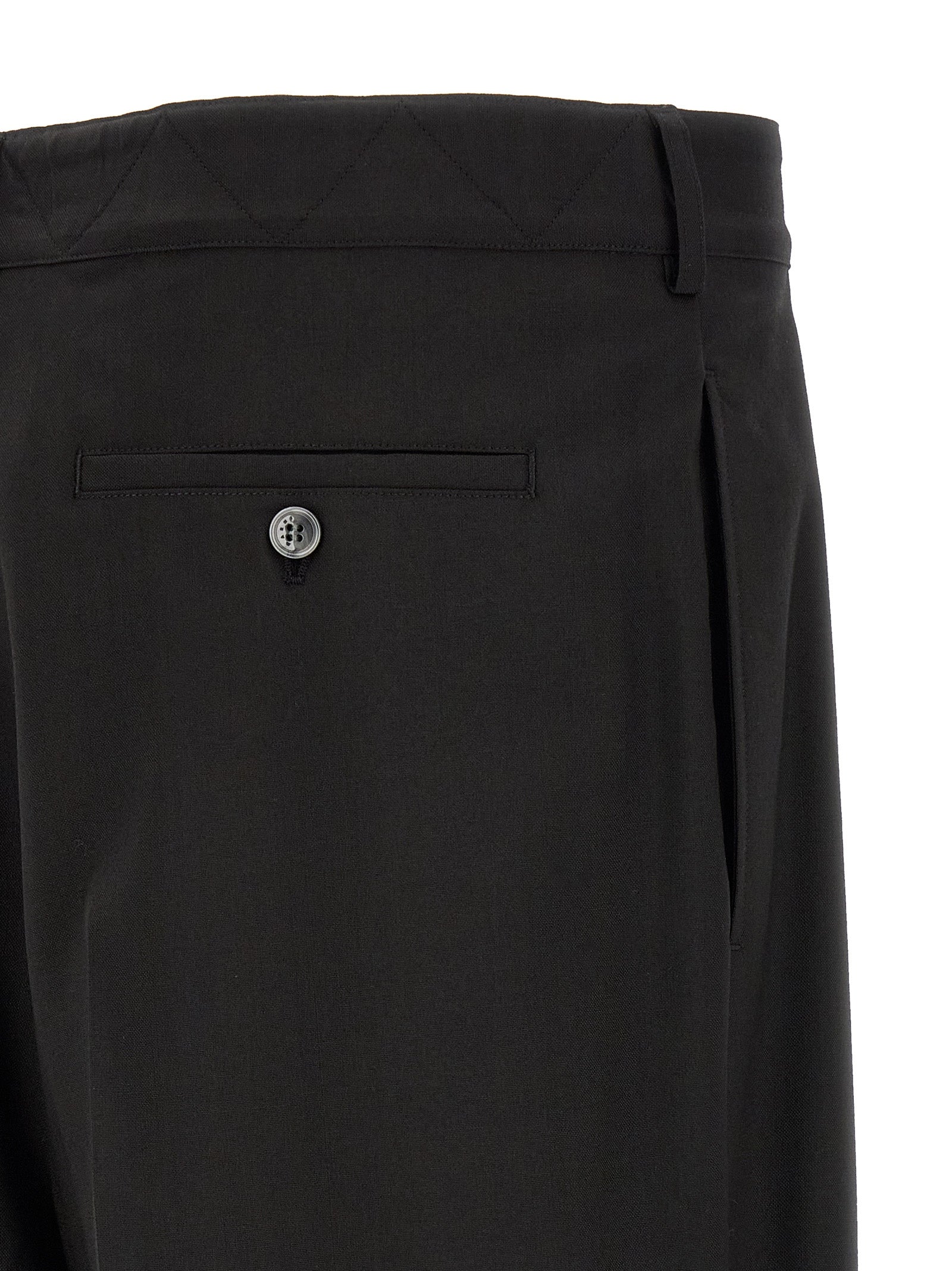 Marni Black Virgin Wool Casual Pants