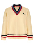 Marni Beige Virgin Wool Cardigan