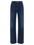 Dolce & Gabbana Blue Cotton Straight-Leg Jeans
