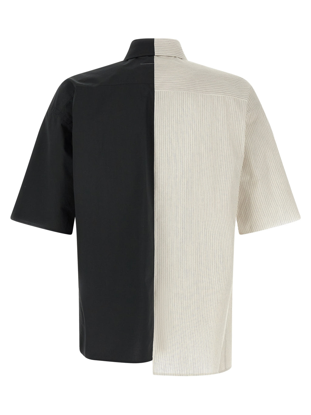 MM6 Maison Margiela Black Cotton Blouse
