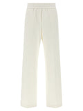 Peserico White Cotton Casual Pants