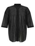 Rick Owens Black Cotton Blouse
