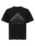 Rick Owens Black Cotton T-Shirt