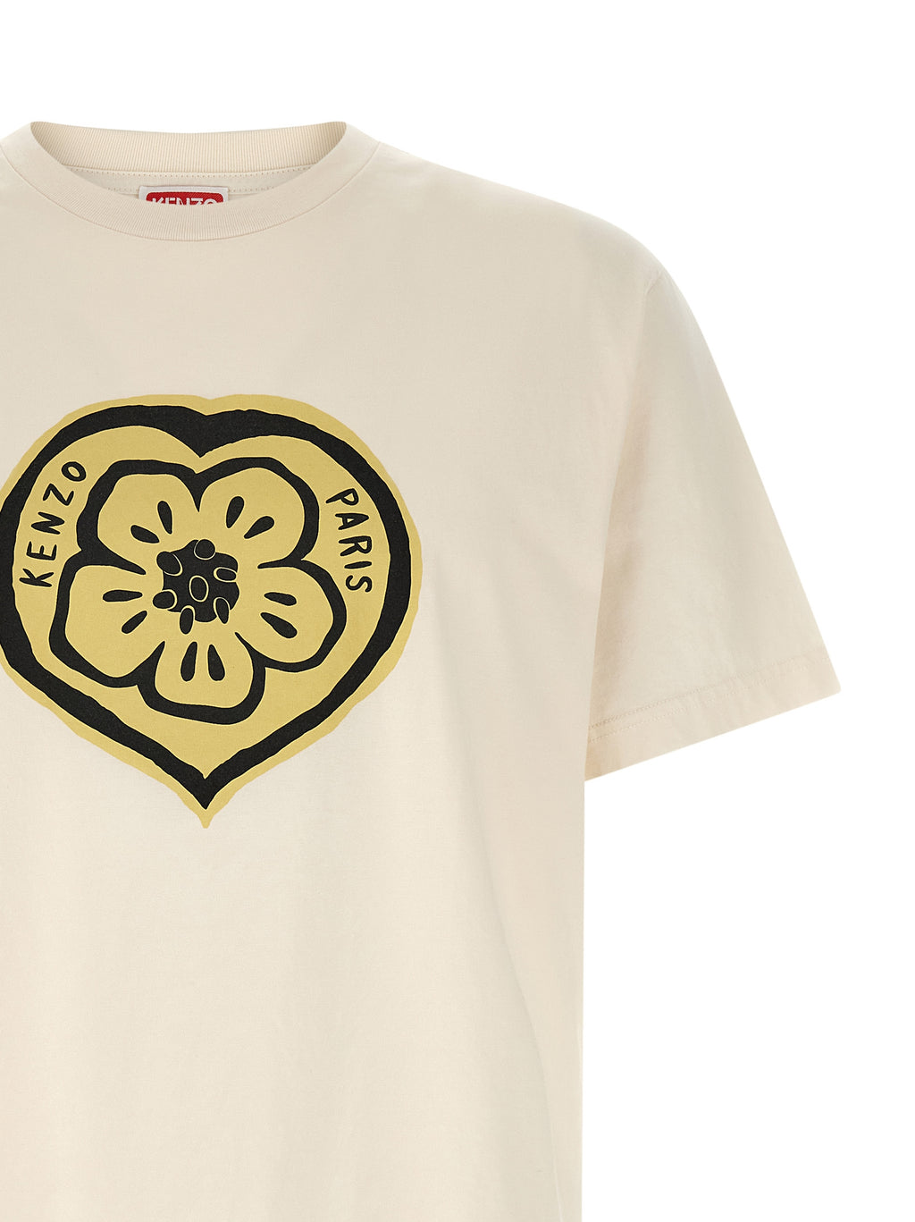 Kenzo Beige Cotton T-Shirt