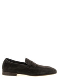 Brunello Cucinelli Brown Calfskin Slip-On Loafers
