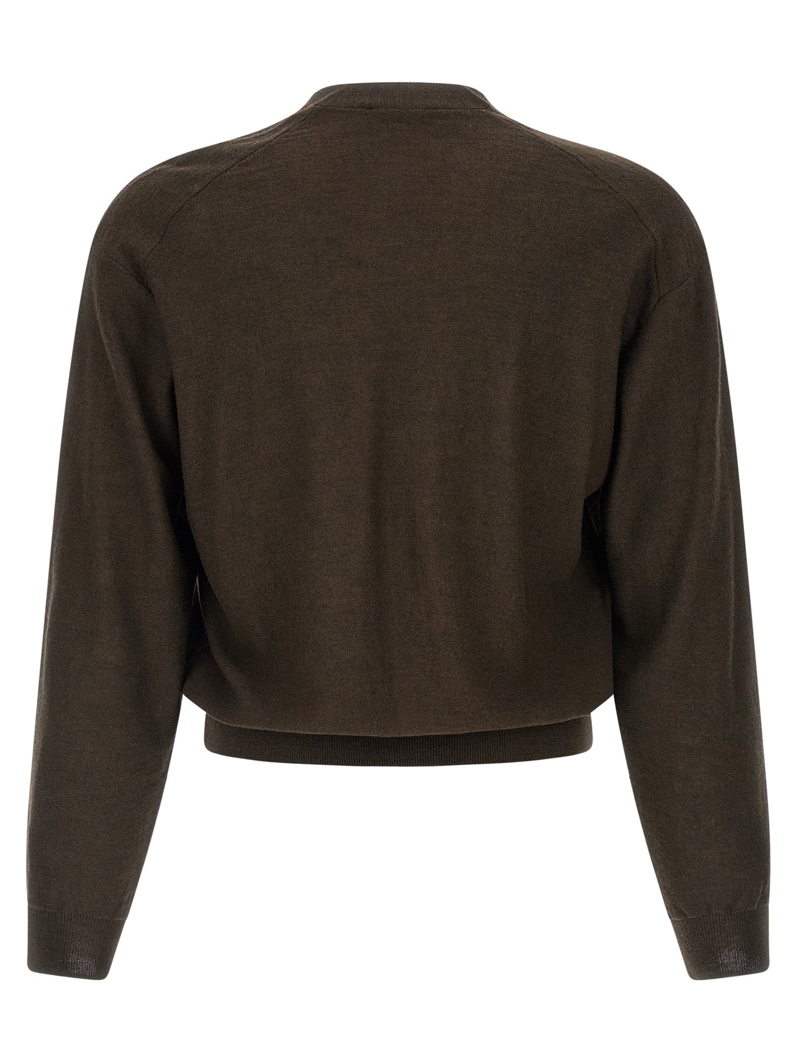 Lemaire Brown Marabou Cardigan