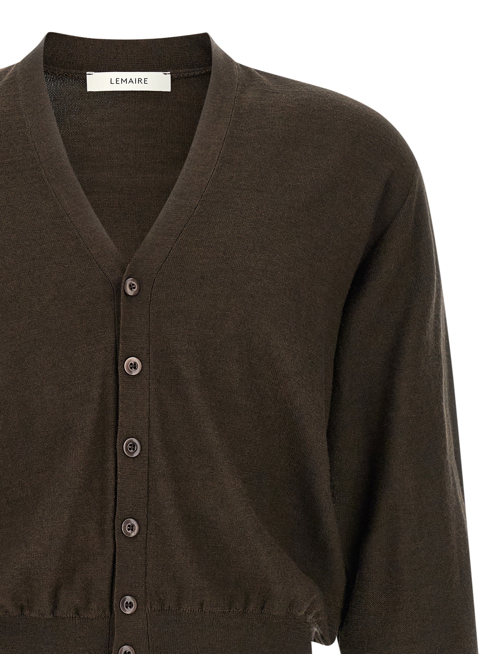 Lemaire Brown Marabou Cardigan