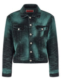 Kenzo Gray Cotton Denim Jacket