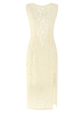 PINKO White Cotton Midi Dress