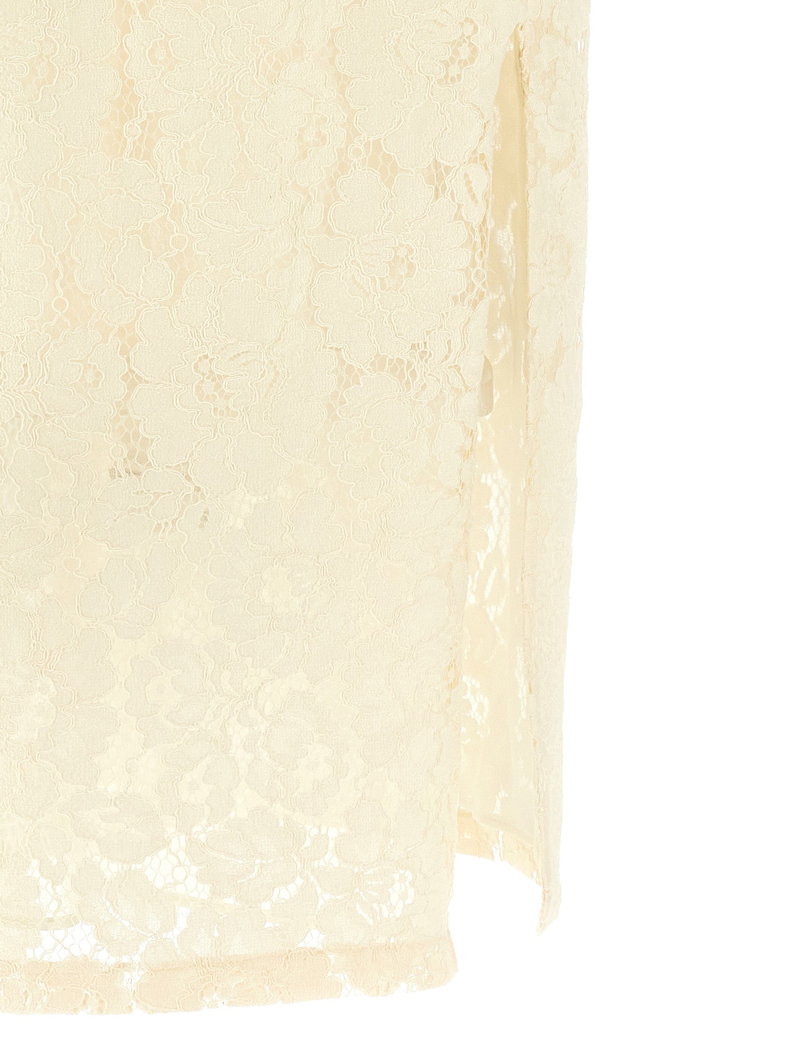 PINKO White Cotton Midi Dress