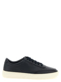 Hugo Boss Blue Cowhide Low Top Sneakers