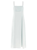 Peserico Blue Viscose Long Dress