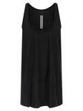 Rick Owens Black Cotton Tank Tops