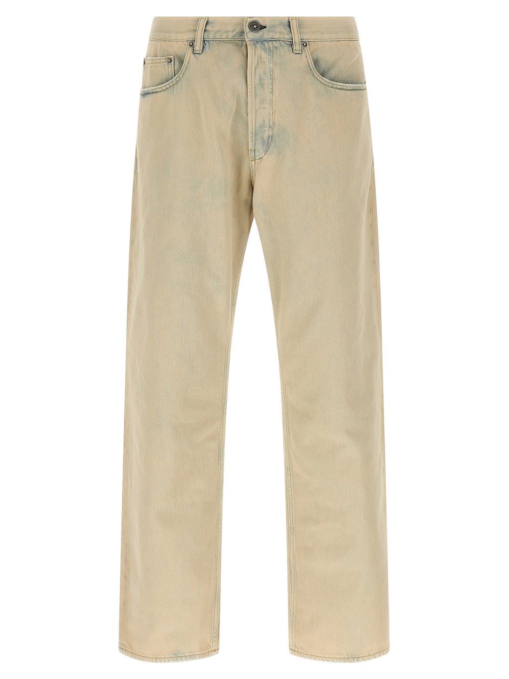 Golden Goose Beige Cotton Jeans Denim