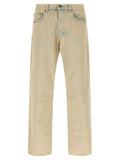 Golden Goose Beige Cotton Jeans Denim