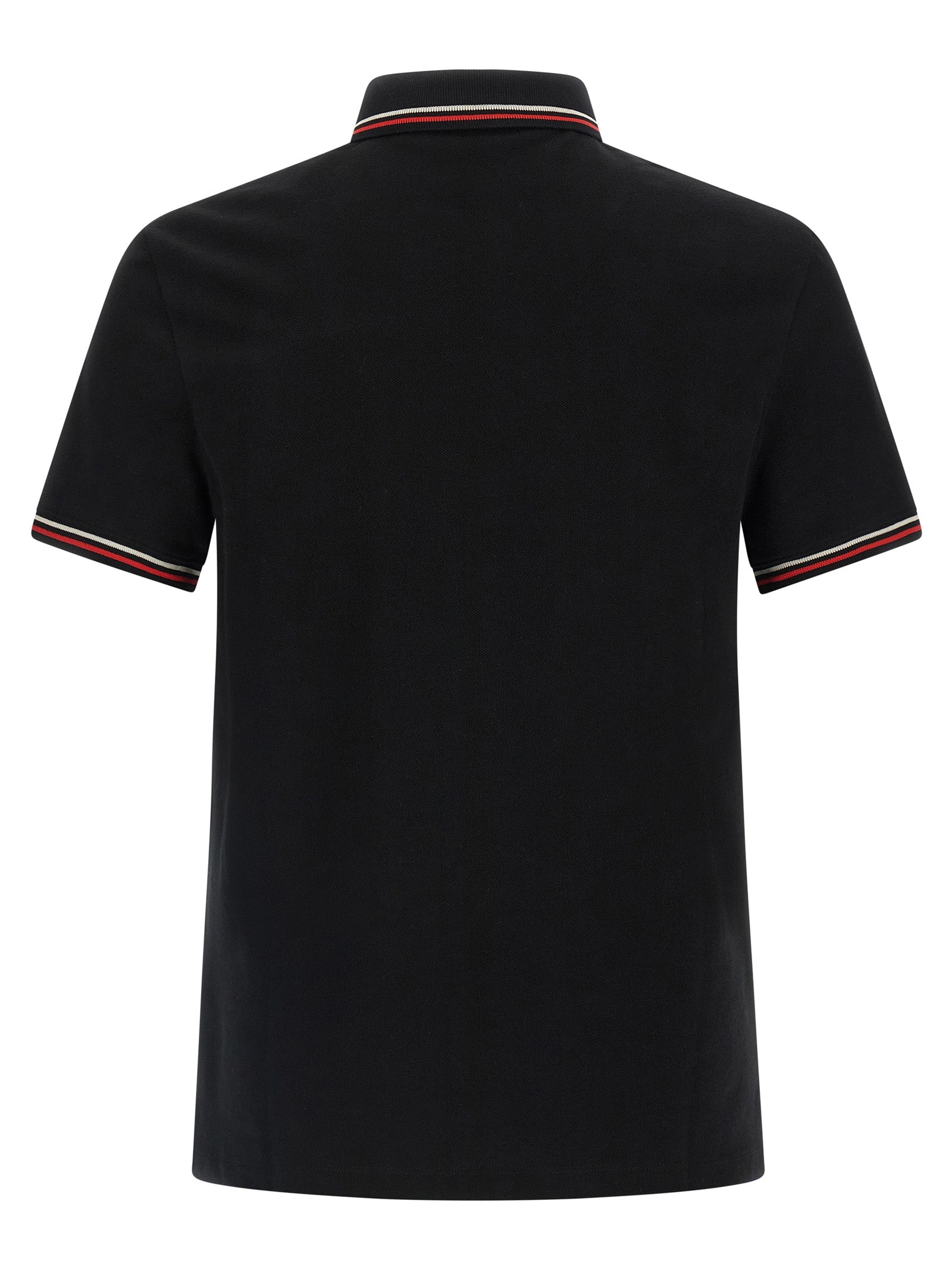 Valentino Garavani Black Cotton Polo Shirt