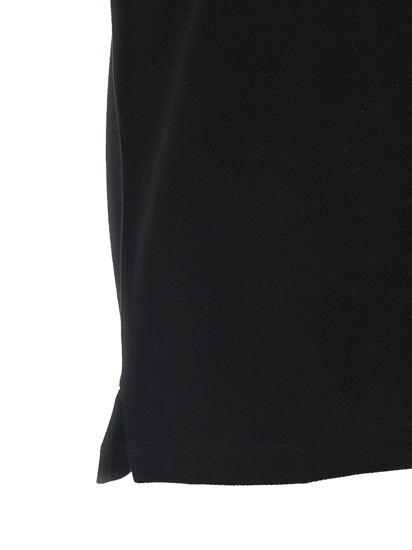 Valentino Garavani Black Cotton Polo Shirt