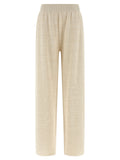 Fabiana Filippi Gold Cotton Casual Pants