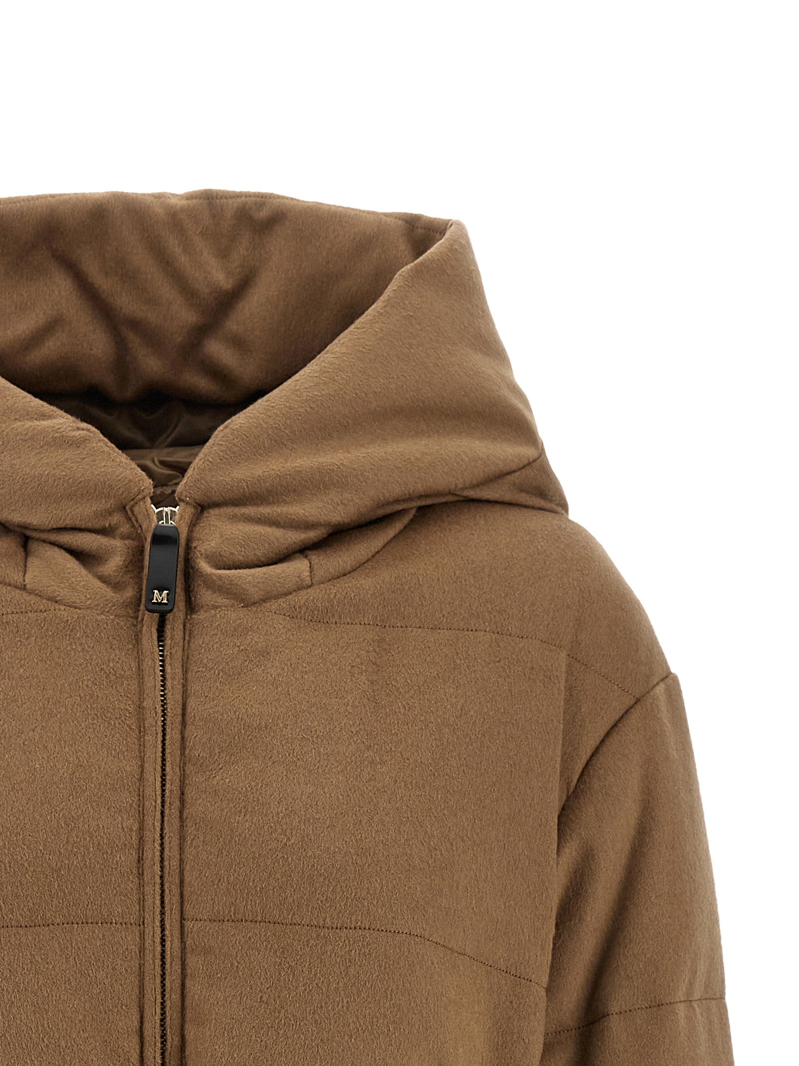 Max Mara Brown Camel Hair  Full-Length Jacket