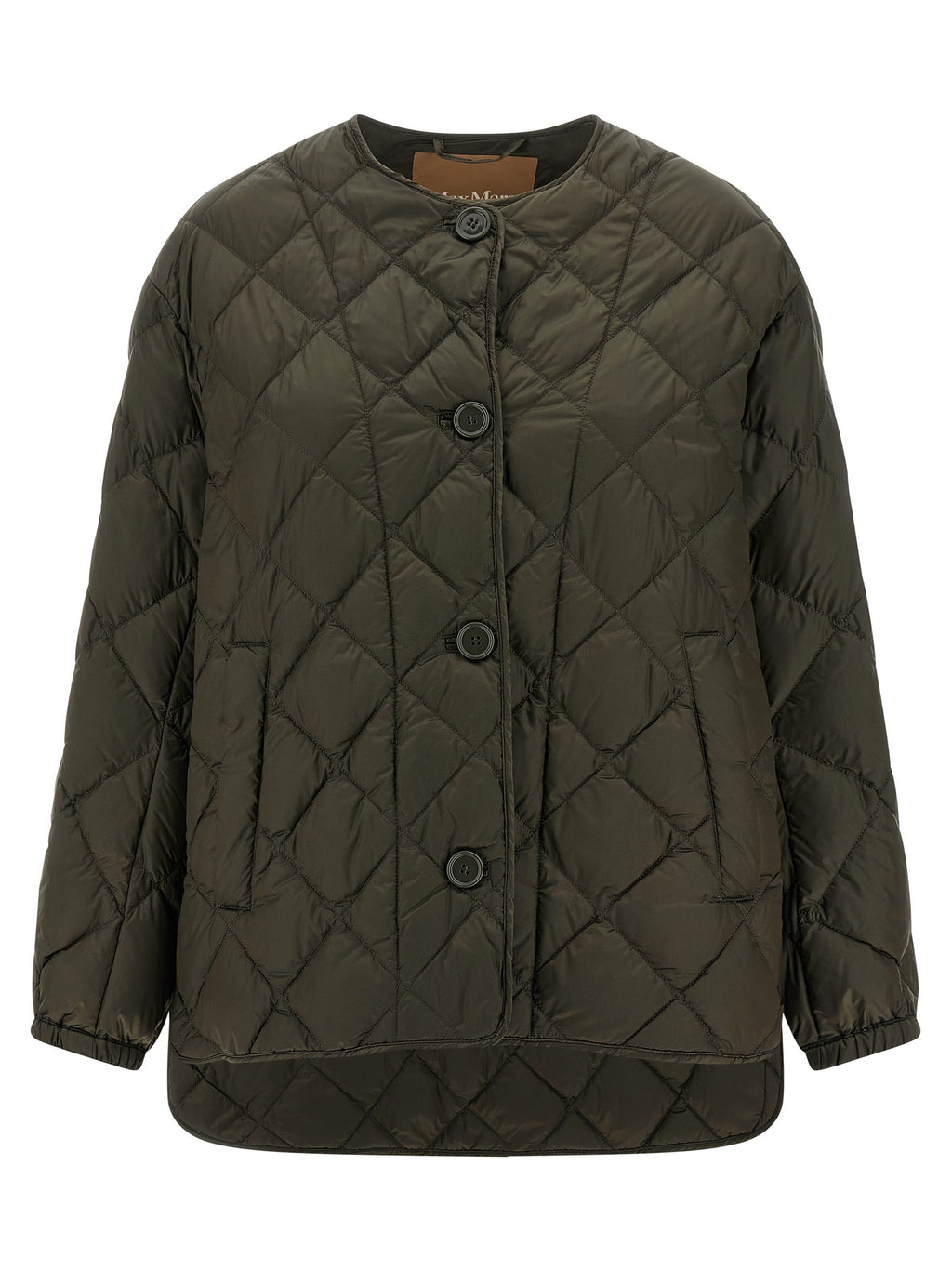 Max Mara Bicolor Polyamide Full-Length Jacket