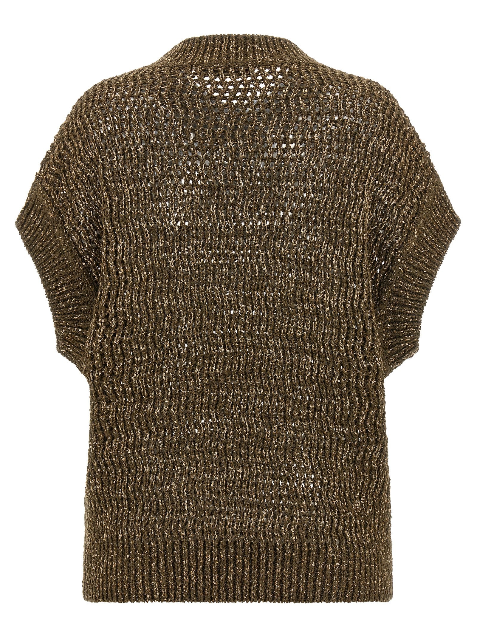Max Mara Bicolor Cotton Cardigan