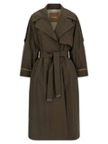 Max Mara Bicolor Cotton Coat