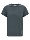 Max Mara Gray Cotton T-Shirt