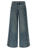 Stella McCartney Blue Cotton Jeans Denim