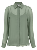Max Mara Bicolor Silk Blouse